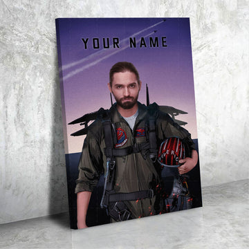 Personalized Canvas Maverick