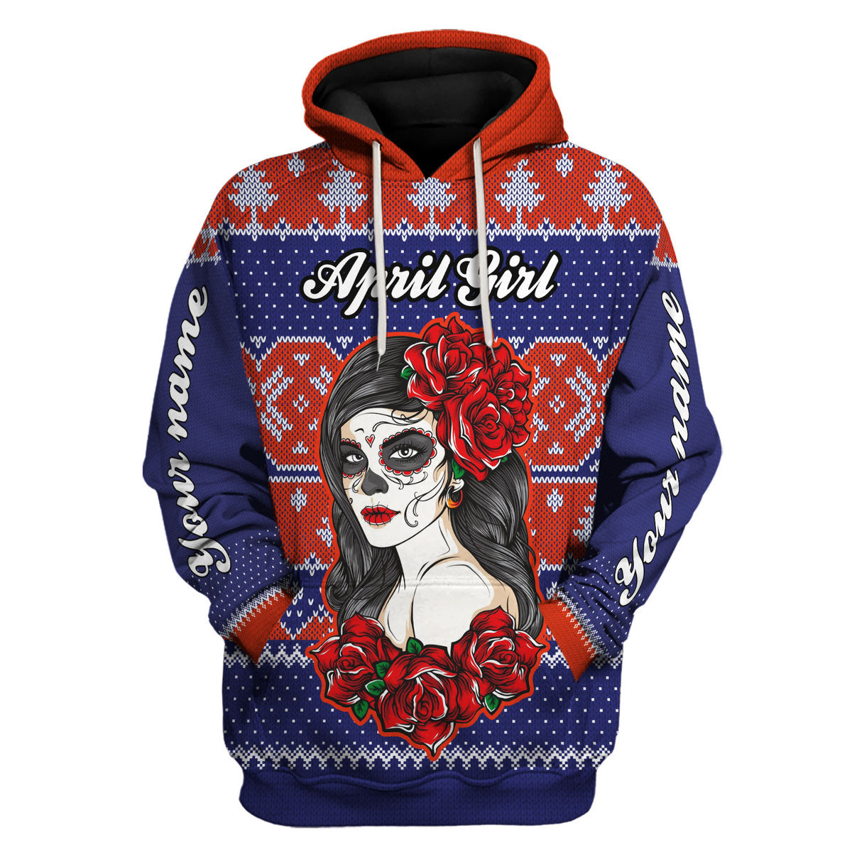 CustomsPig Personalized Tops April Girl All Over Printed