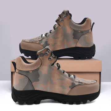 CustomsPig Eichenlaubmuster (Oak leaf A) Worldwar II German Camo Pattern Hiking Shoes