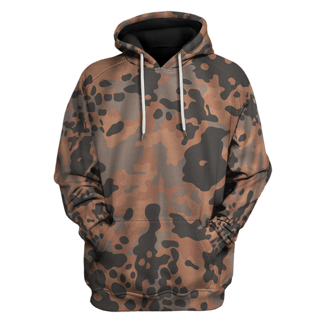 CustomsPig Eichenlaubmuster (Oak leaf A) Worldwar II German Camo Pattern Costumes Hoodie Sweatshirt T-Shirt Tracksuit