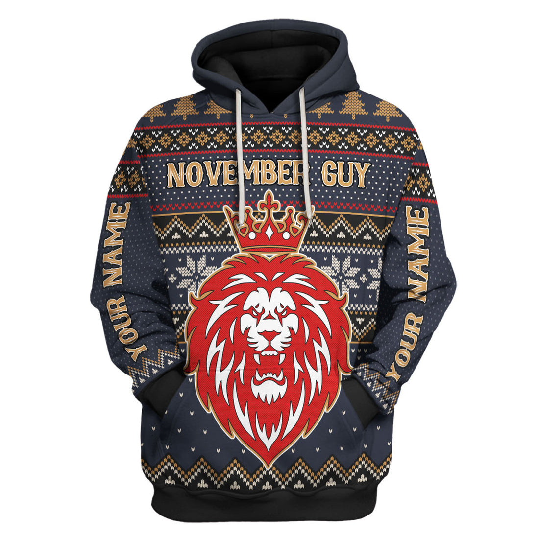 CustomsPig Personalized Tops November Guy All Over Printed