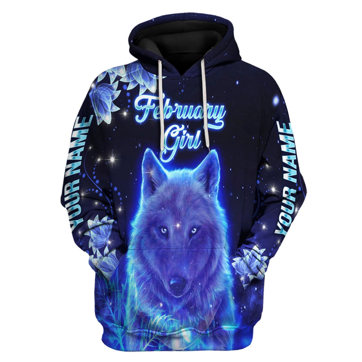 Personalized Tracksuit February Girl All Over Printed