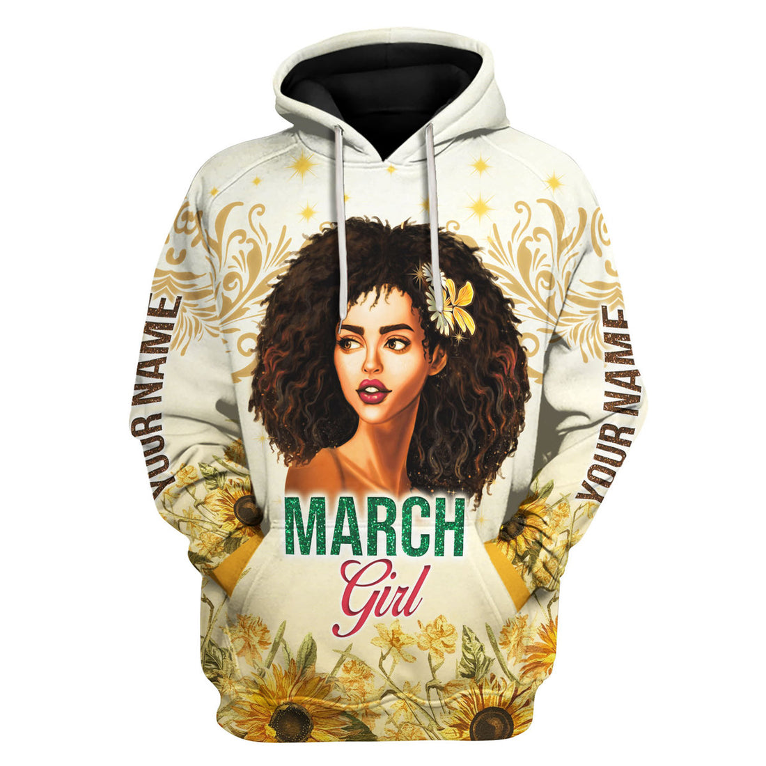 CustomsPig Personalized Tops March Girl All Over Printed