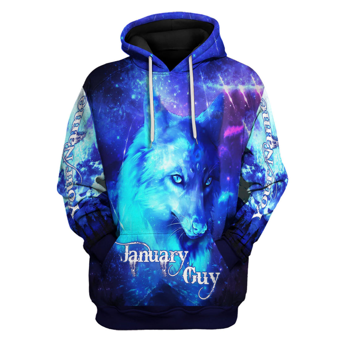 CustomsPig Personalized Tops January Guy He's Up All Over Printed