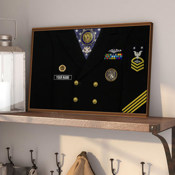 Personalized Name & Ranks U.S. Navy Enlisted Digital File/ Poster/ Canvas