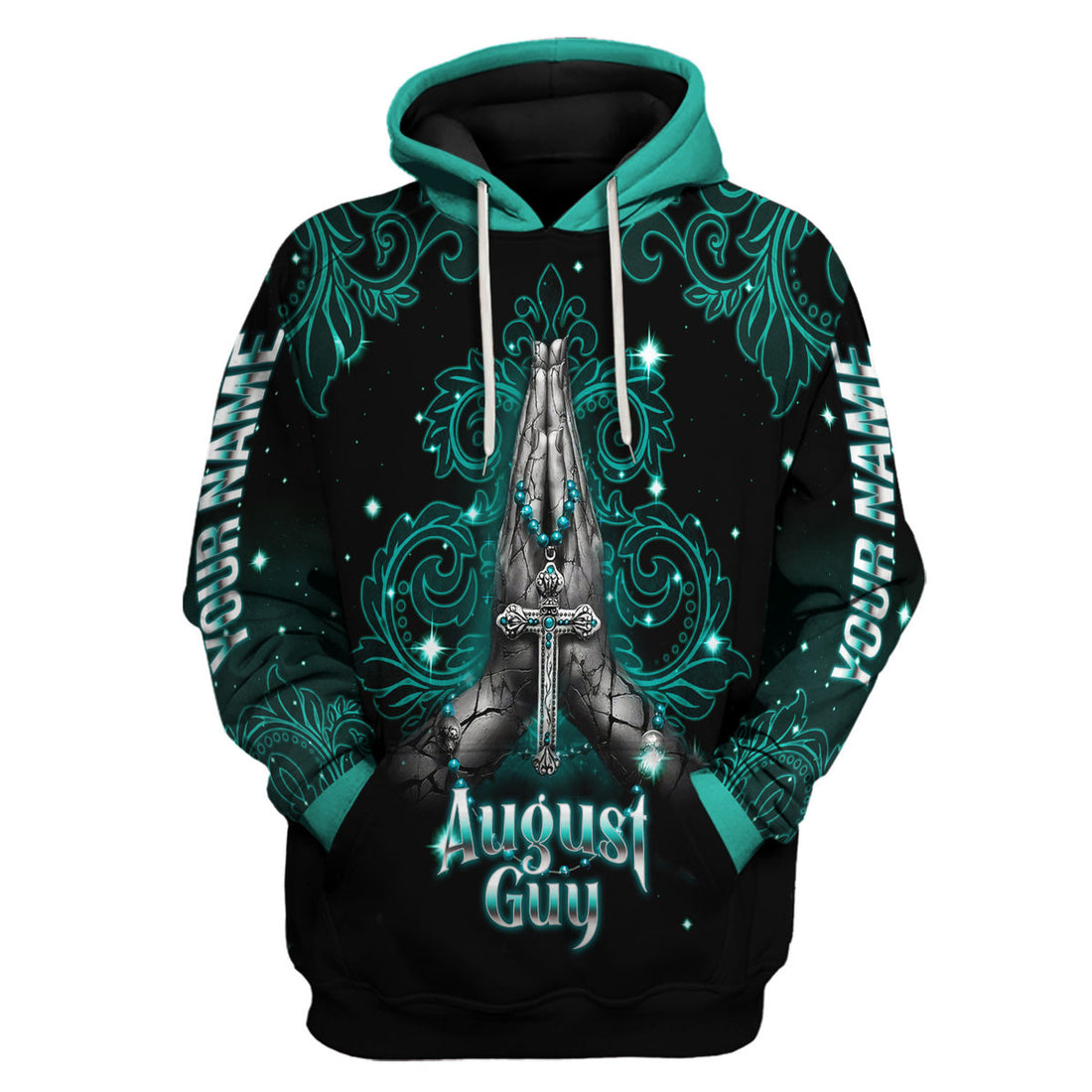 CustomsPig Personalized Hoodie August Guy All Over Printed