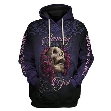 Personalized Tracksuit I'm A January Girl All Over Printed