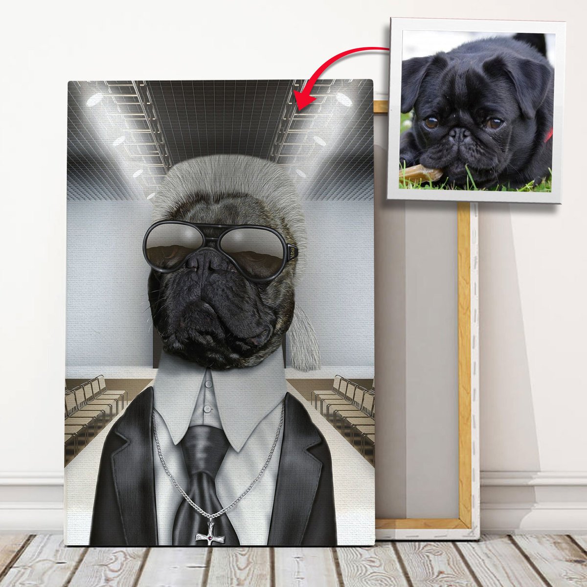 Customized Pet Canvas - King of Fashion