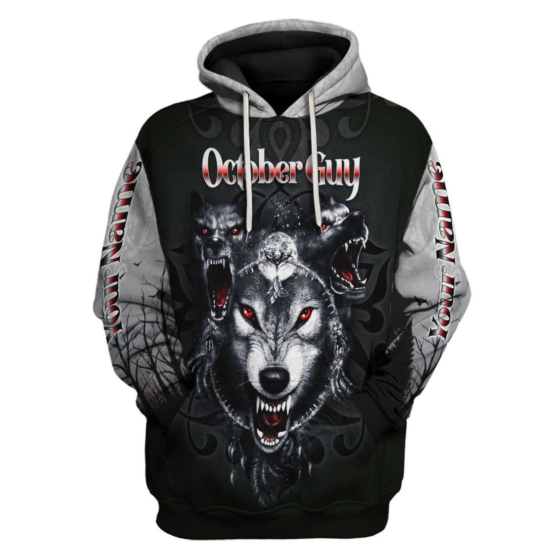 CustomsPig Personalized Hoodie October Guy All Over Printed