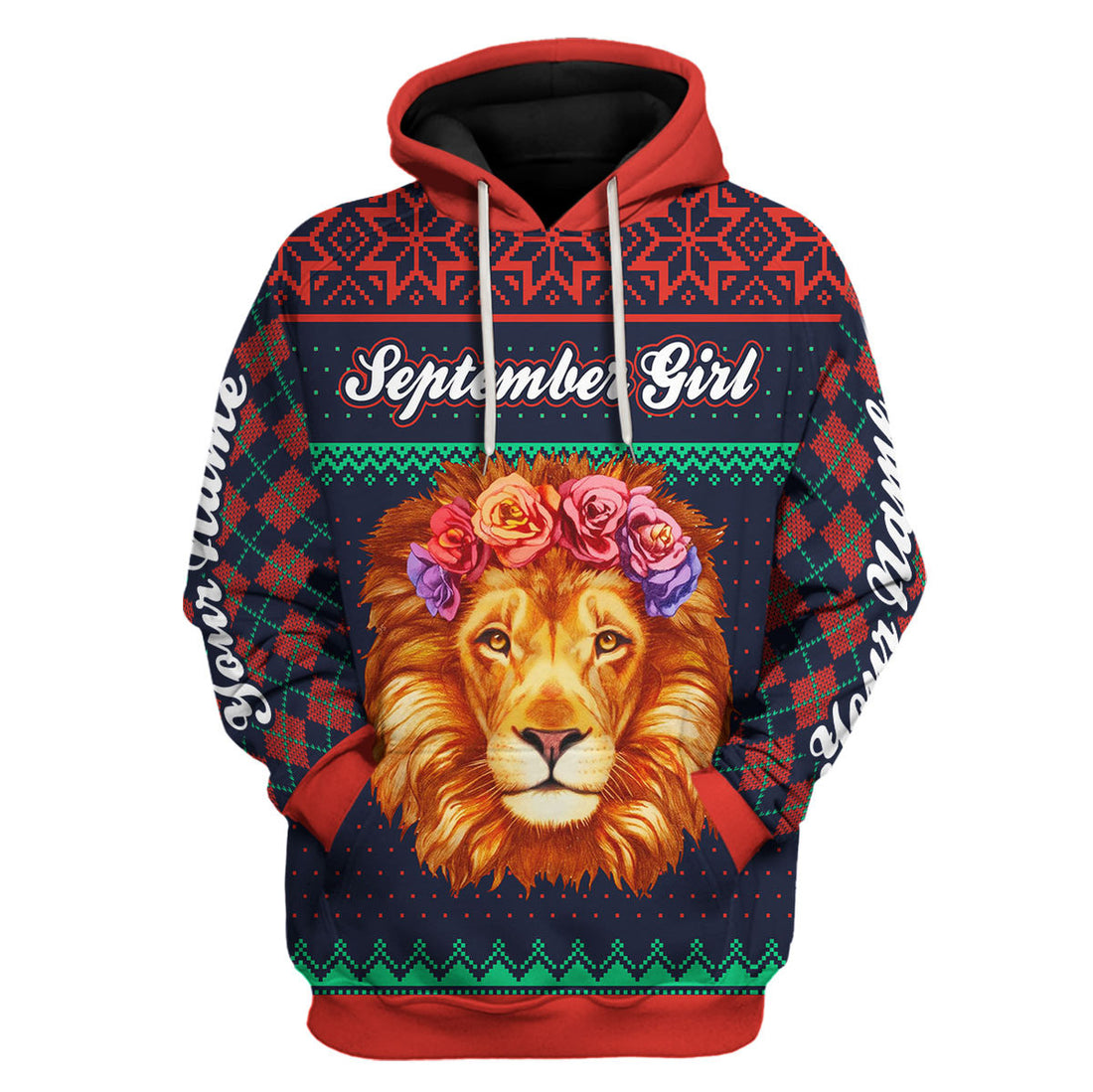 CustomsPig Personalized Tops September Girl All Over Printed