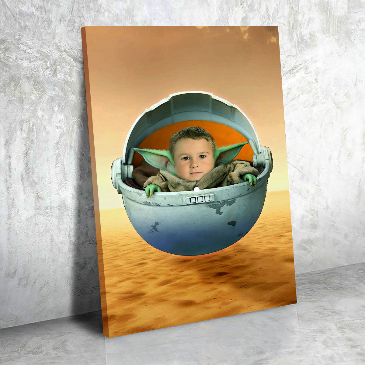 Personlized Canvas - Baby Yoda