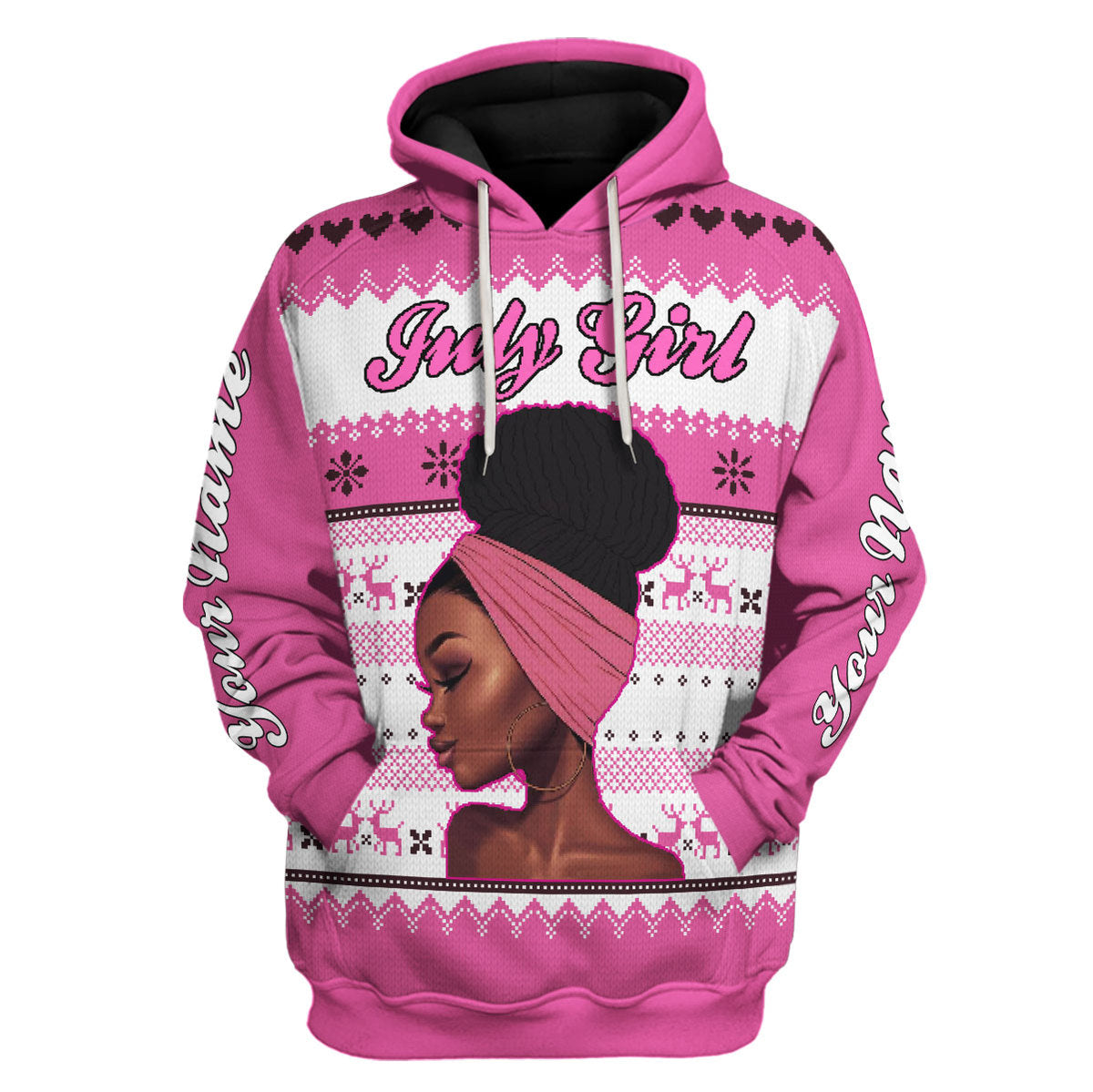 CustomsPig Personalized Tops July Girl All Over Printed