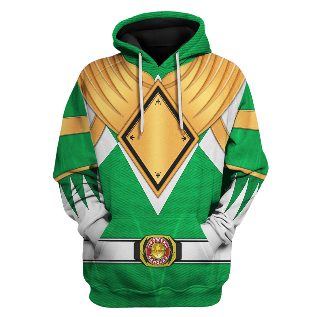 Green Ranger Dragon Shield  Morphin Power Rangers Cosplay Tracksuit