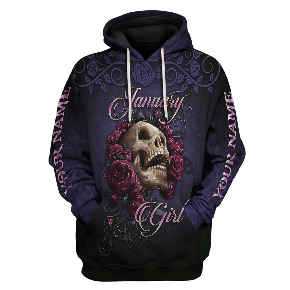 CustomsPig Personalized Tops I'm A January Girl All Over Printed