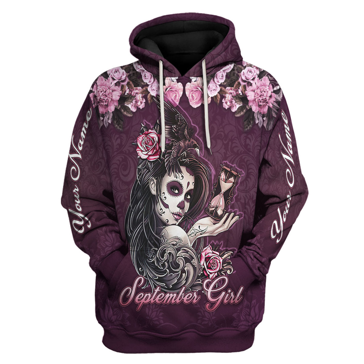 Customspig Personalized Tops September Girl All Over Printed