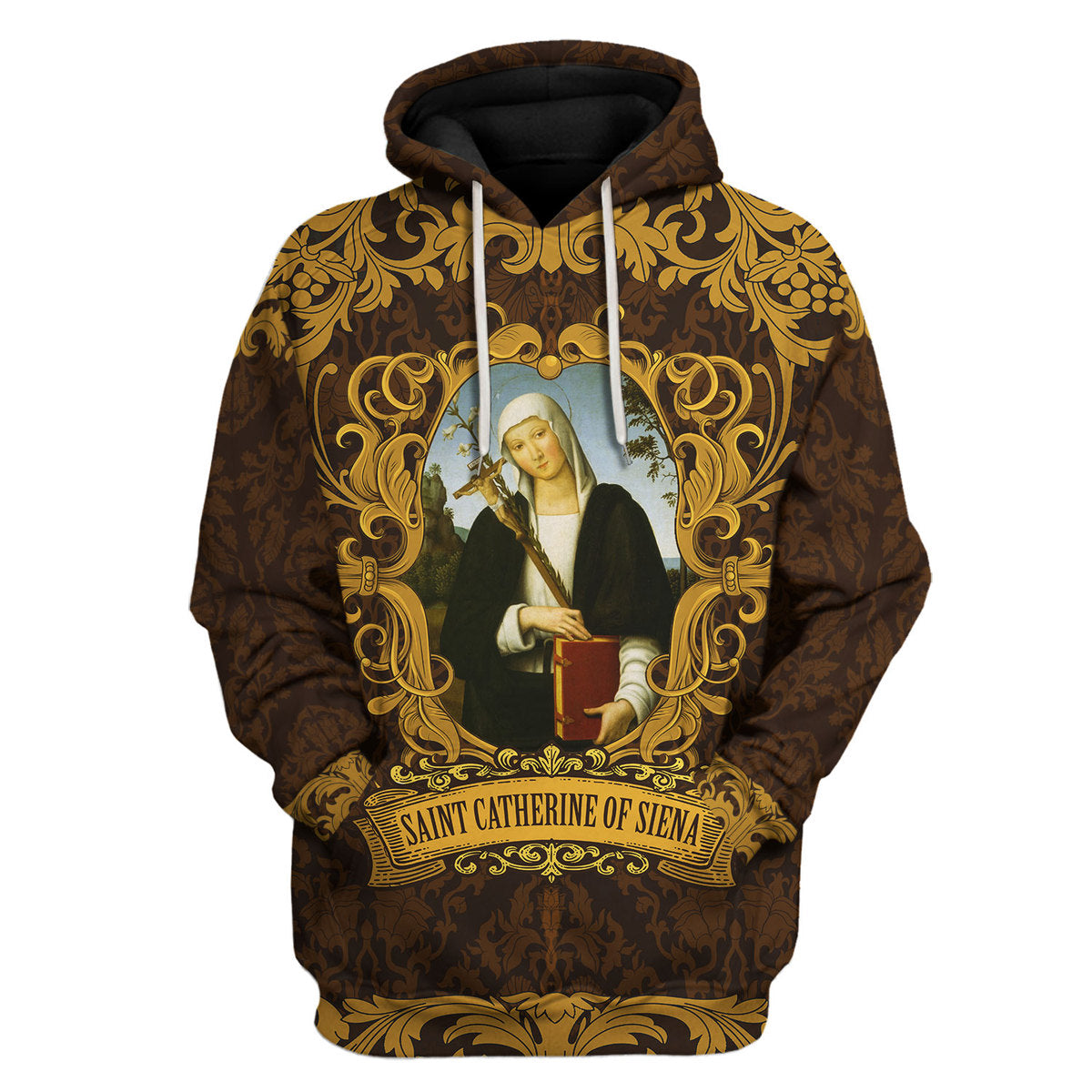 Tracksuit Tops Pullover Sweatshirt Saint Catherine Of Siena 3D Apparel