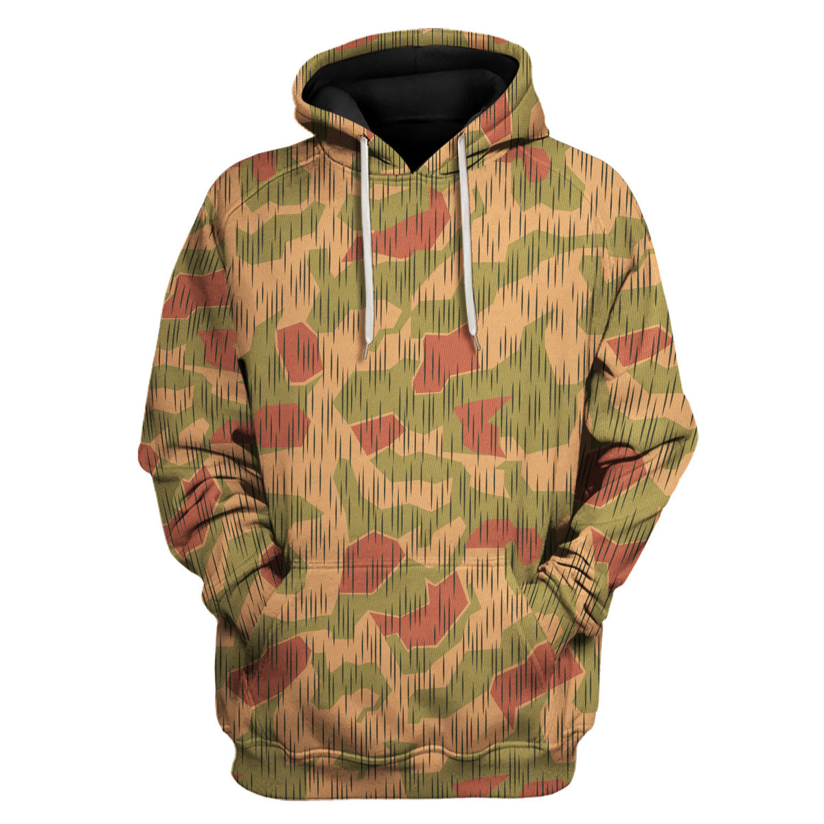 CustomsPig Sumpftarnmuster 1943 German World War 2 (WWII) Costumes Hoodie Sweatshirt T-Shirt Tracksuit