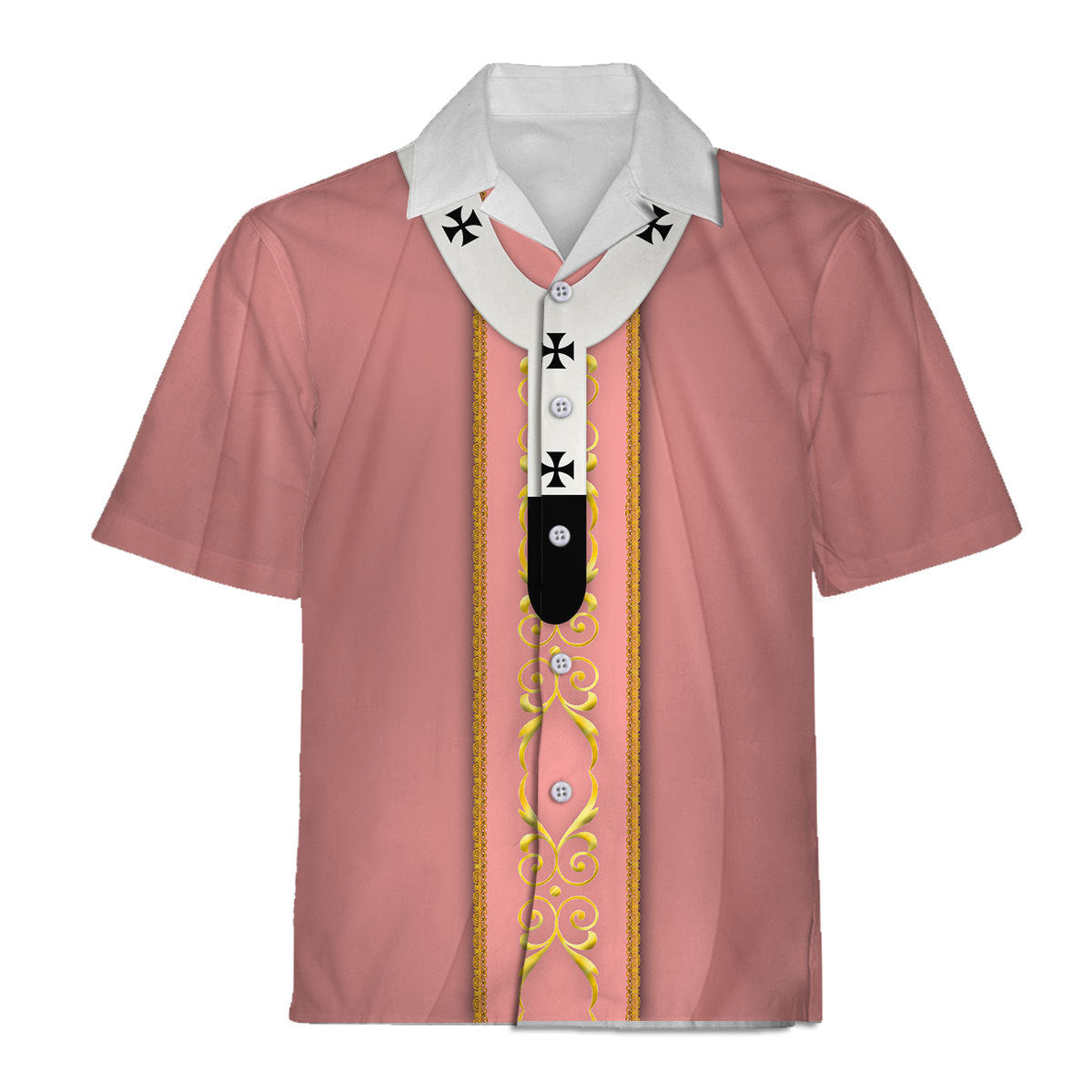 Tracksuit Tops Pullover Sweatshirt Pope Francis Rose Liturgical Vestment 3D Apparel