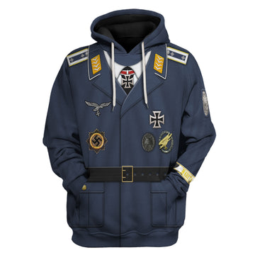 WW2 Ernst Germer Hoodie Pullover Sweatshirt Tracksuit