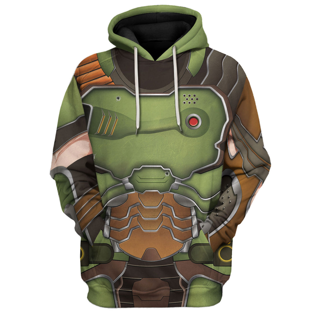 CustomsPig Doomguy Costumes Hoodie Sweatshirt T-Shirt Tracksuit