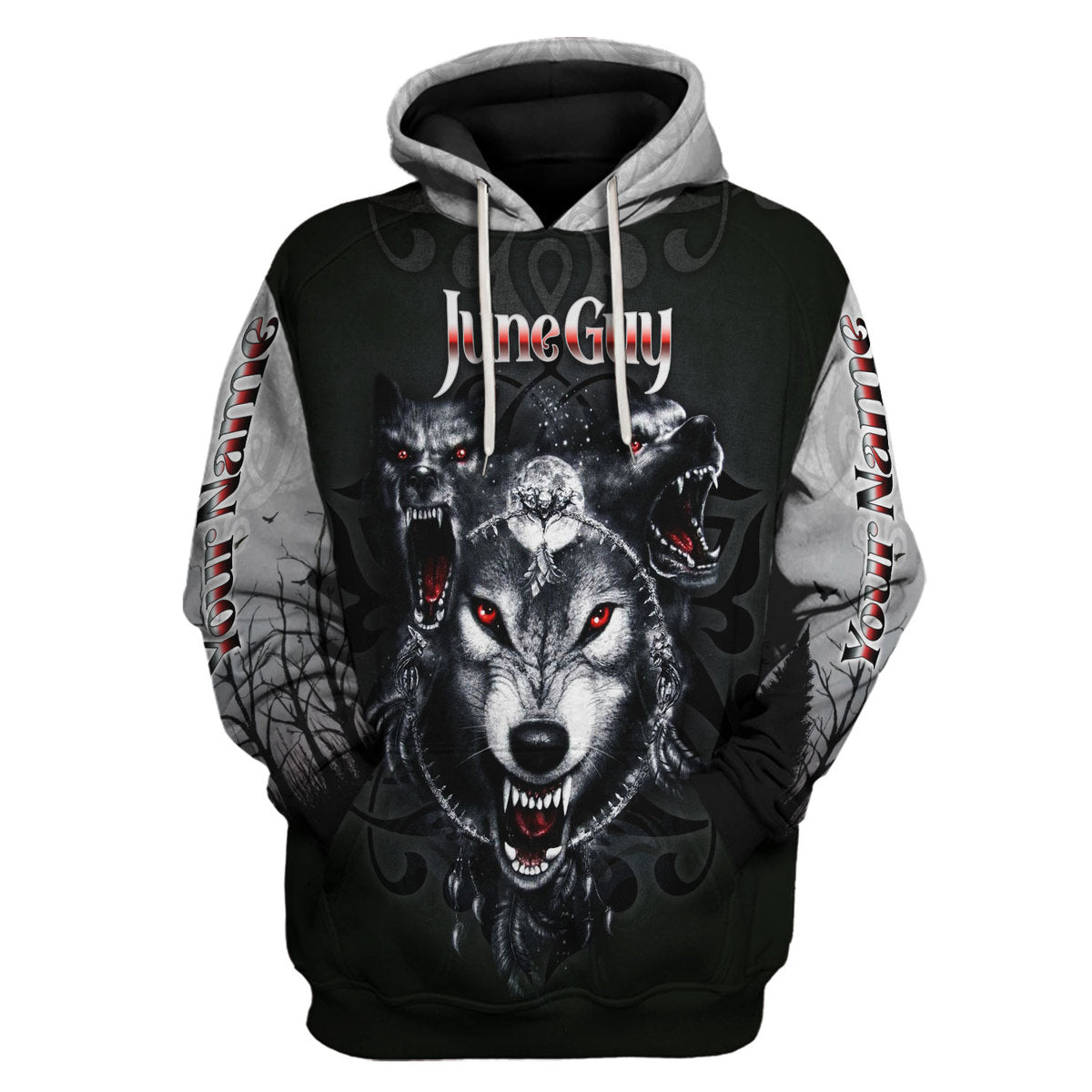 CustomsPig Personalized Hoodie June Guy All Over Printed