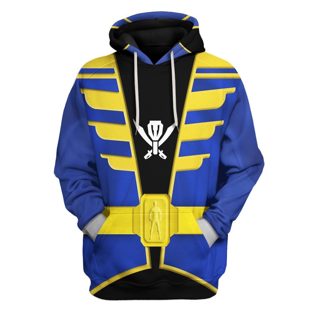 Blue Kaizoku Sentai Gokaiger Hoodie / S An10222
