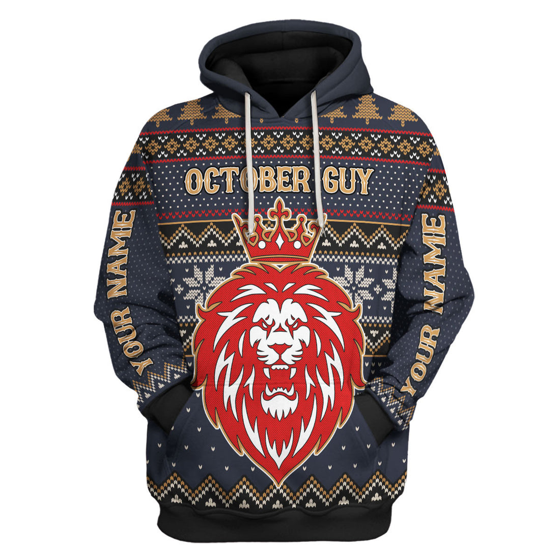 CustomsPig Personalized Tops October King  All Over Printed