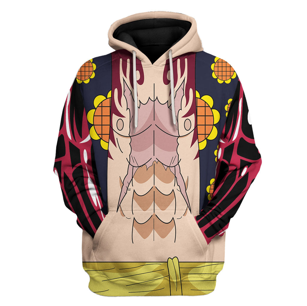 CustomsPig Luffy Gear 4 Costumes Hoodie Sweatshirt T-shirt Tracksuit