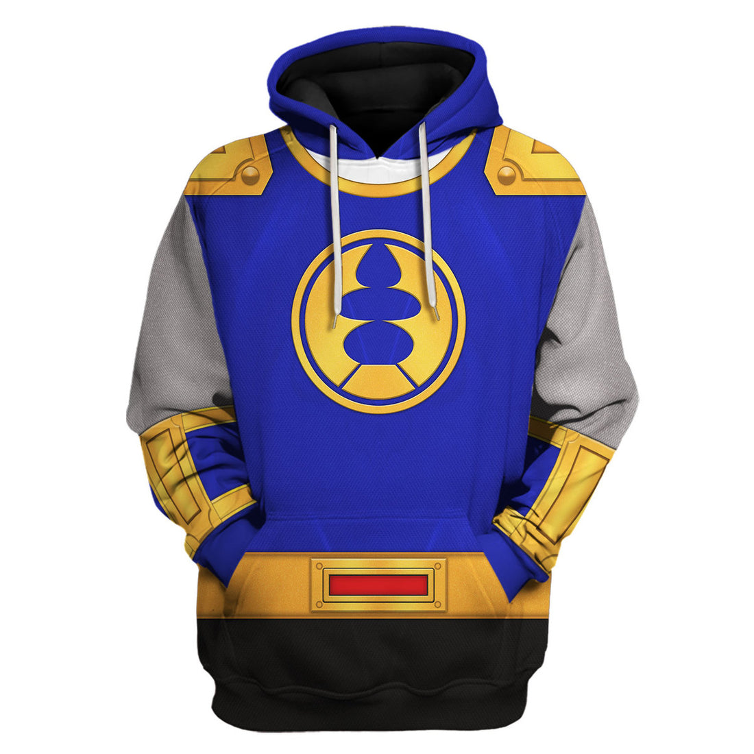 Navy Thunder Ranger Power Rangers Ninja Storm Cosplay Tracksuit
