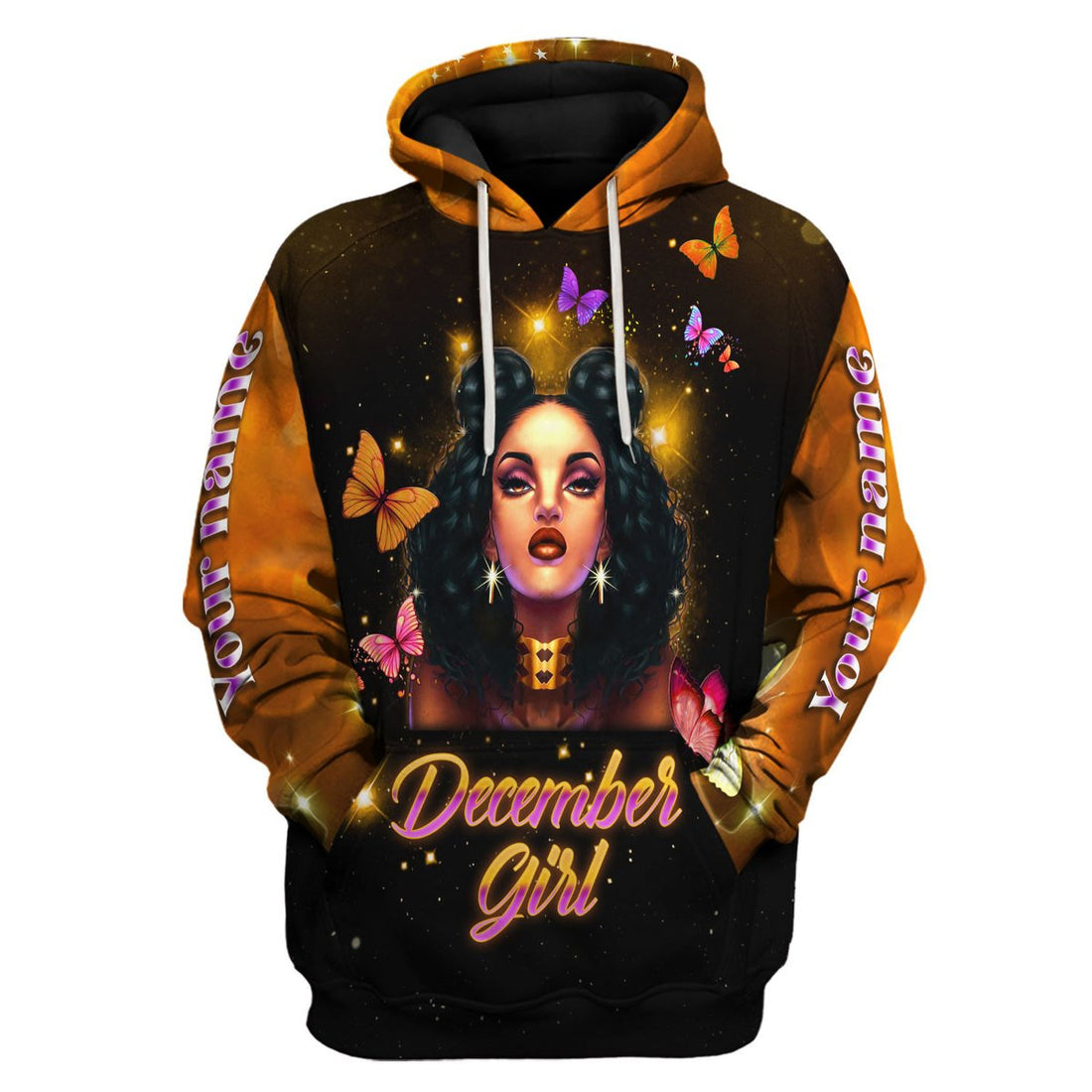 Personalized Tracksuit December Girl All Over Printed