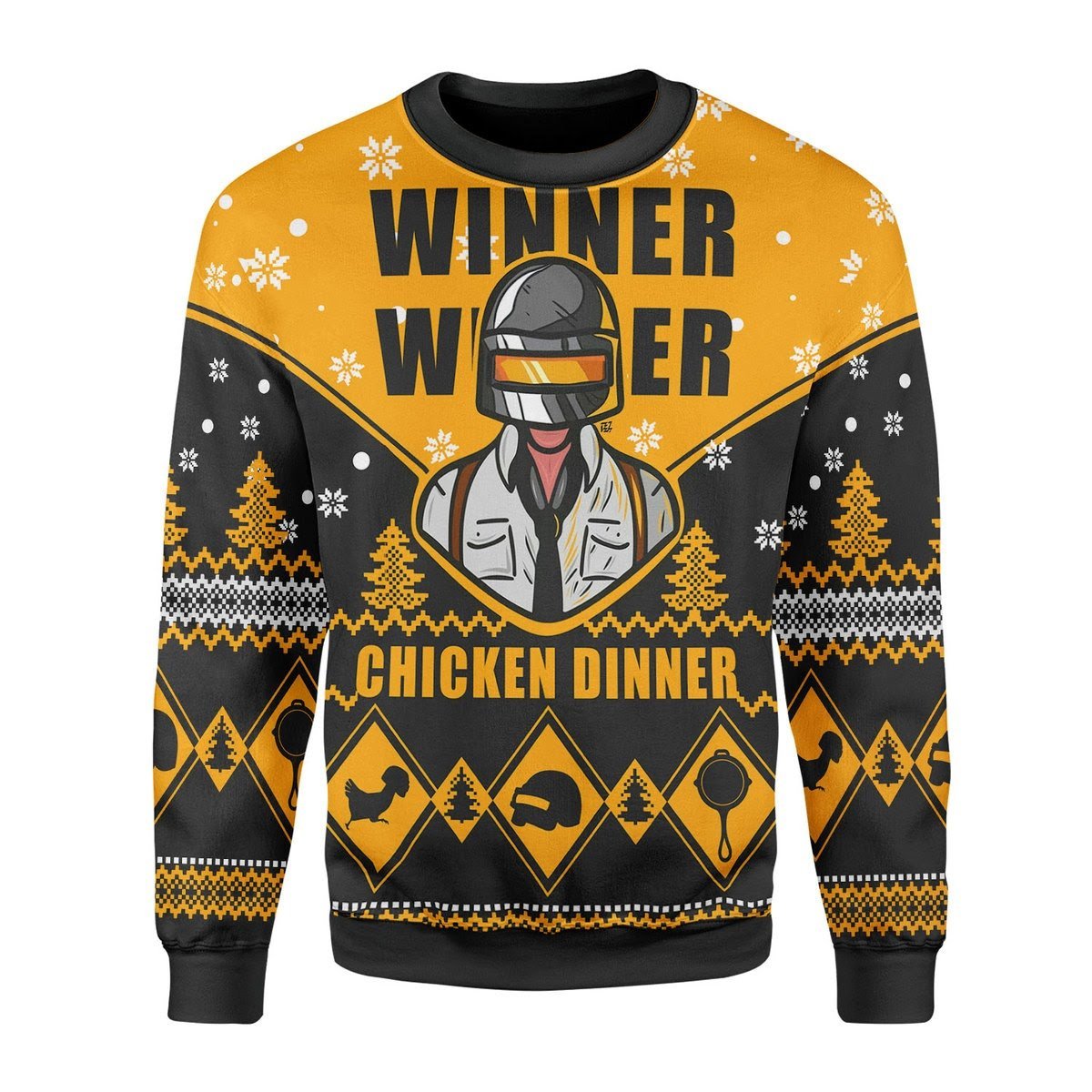 Gearhomies Christmas Unisex Sweater PUBG 3D Apparel