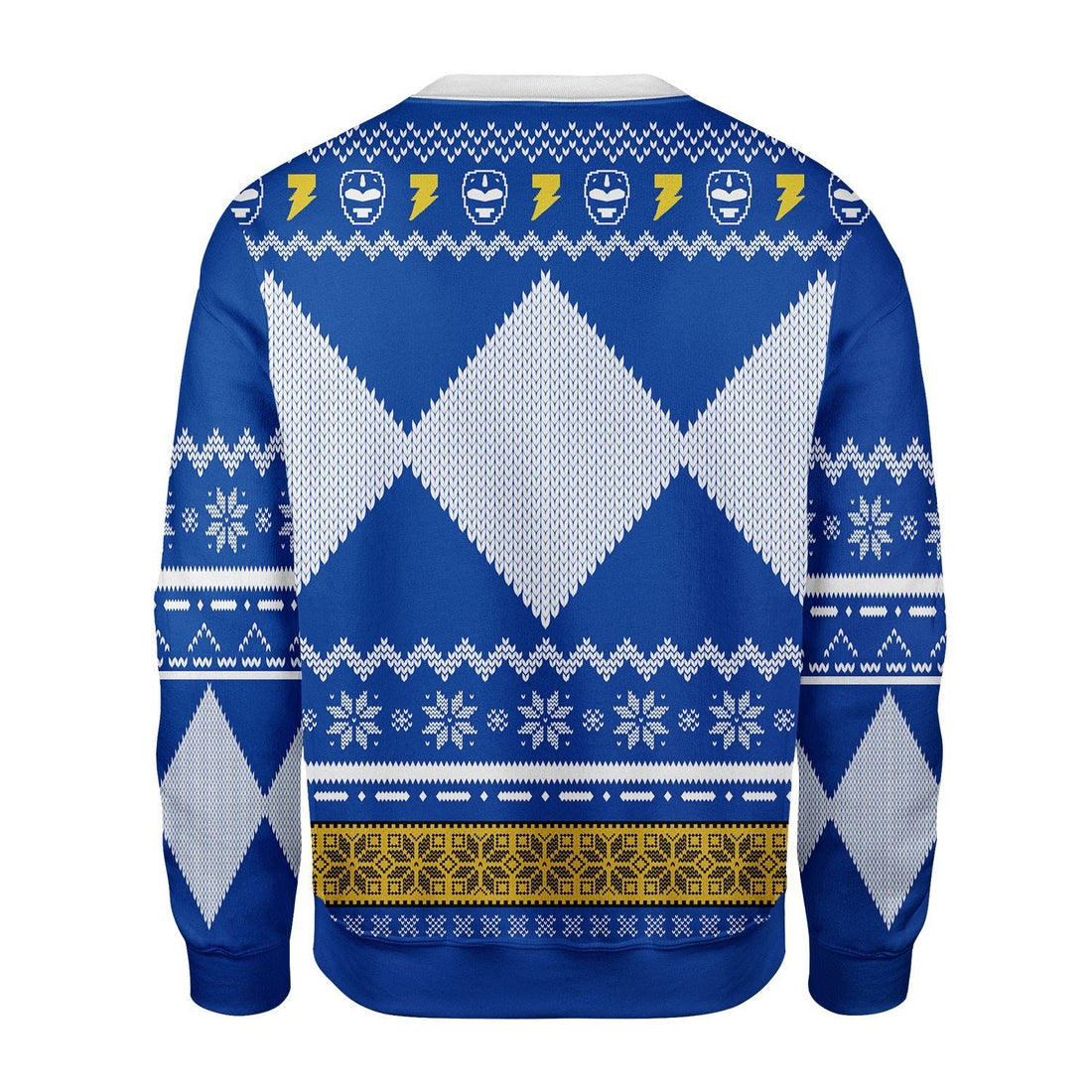 Gearhomies Christmas Unisex Sweater Blue Power Ranger 3D Apparel