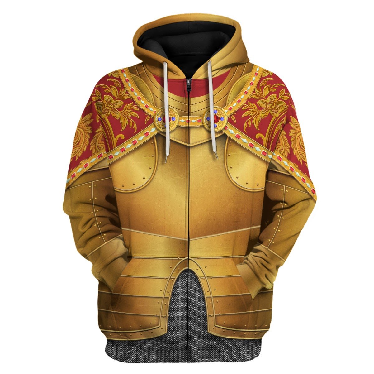 Holy Roman Emperor Zip Fleece Hoodie / S Qm788
