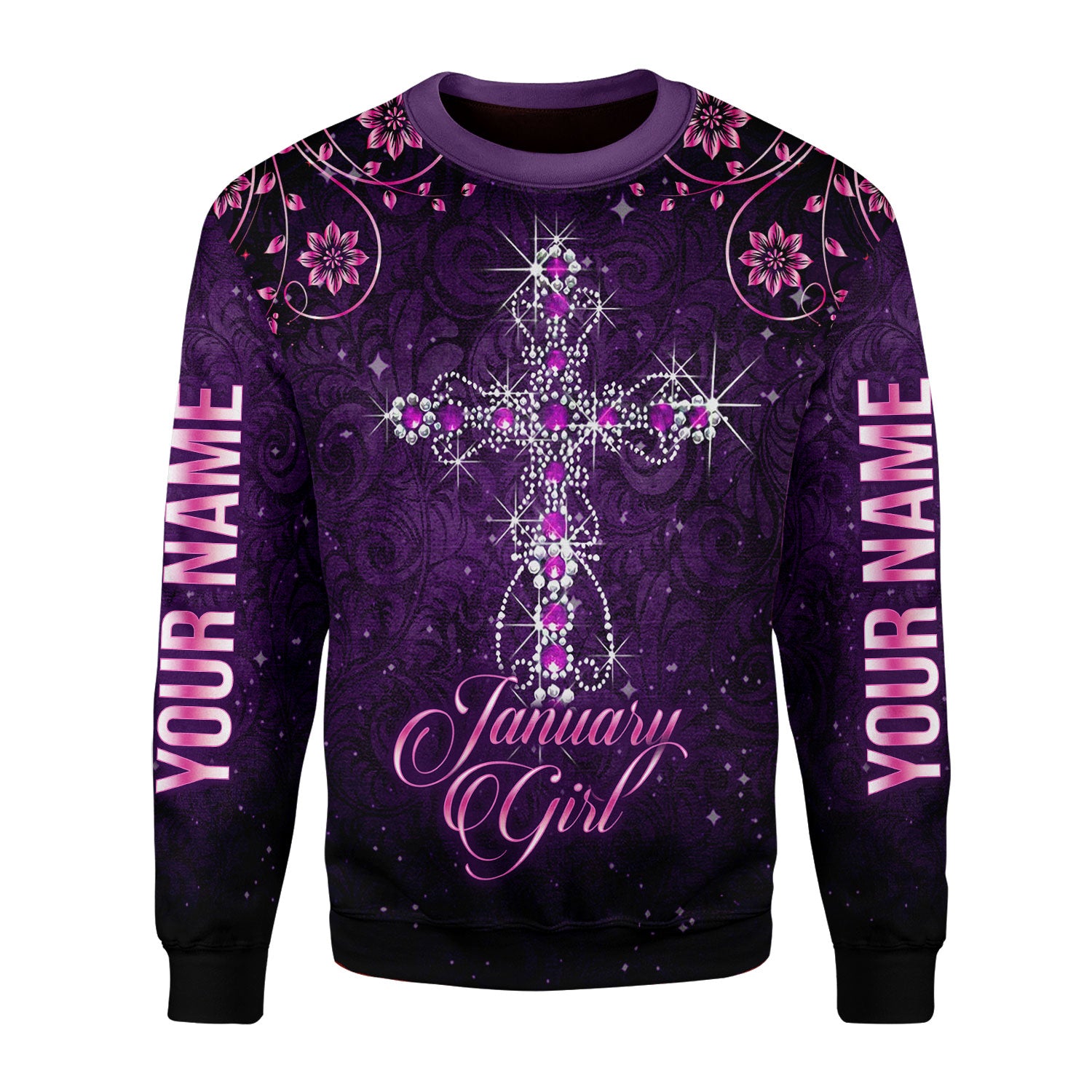 CustomsPig Personalized Tops I Am A January Girl All Over Printed