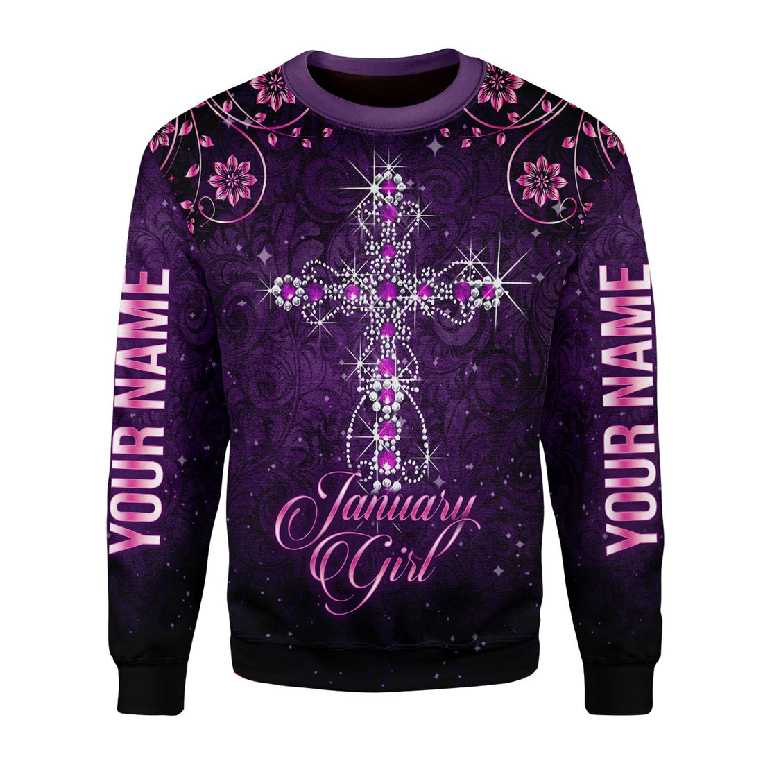 Personalized Tracksuit I Am A January Girl All Over Printed