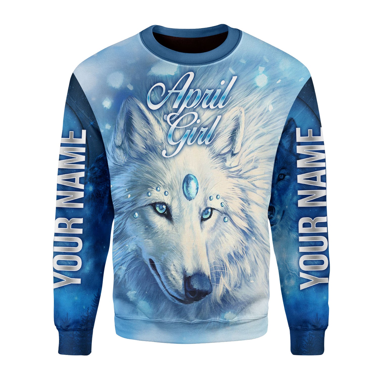 CustomsPig Personalized Tops April Girl All Over Printed