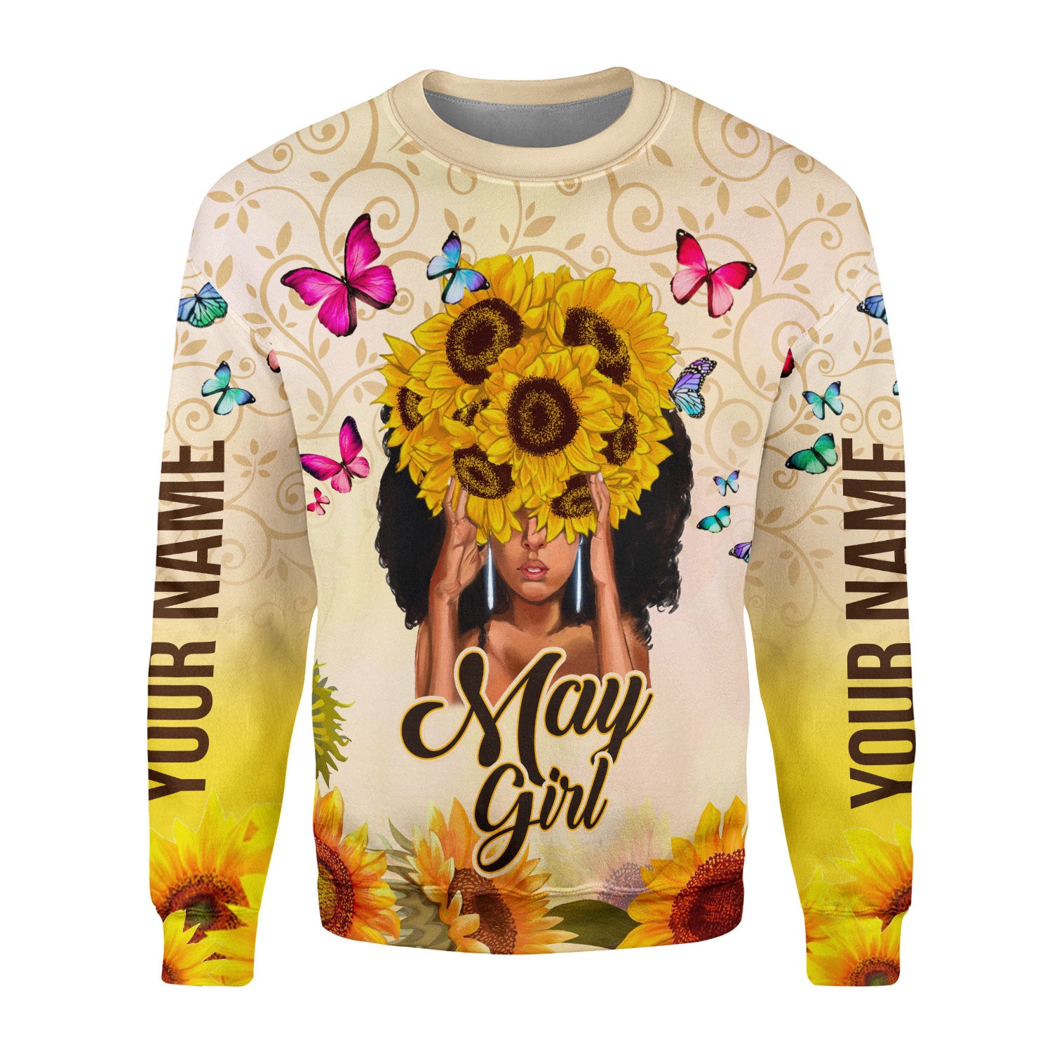 CustomsPig Personalized Tops May Girl All Over Printed