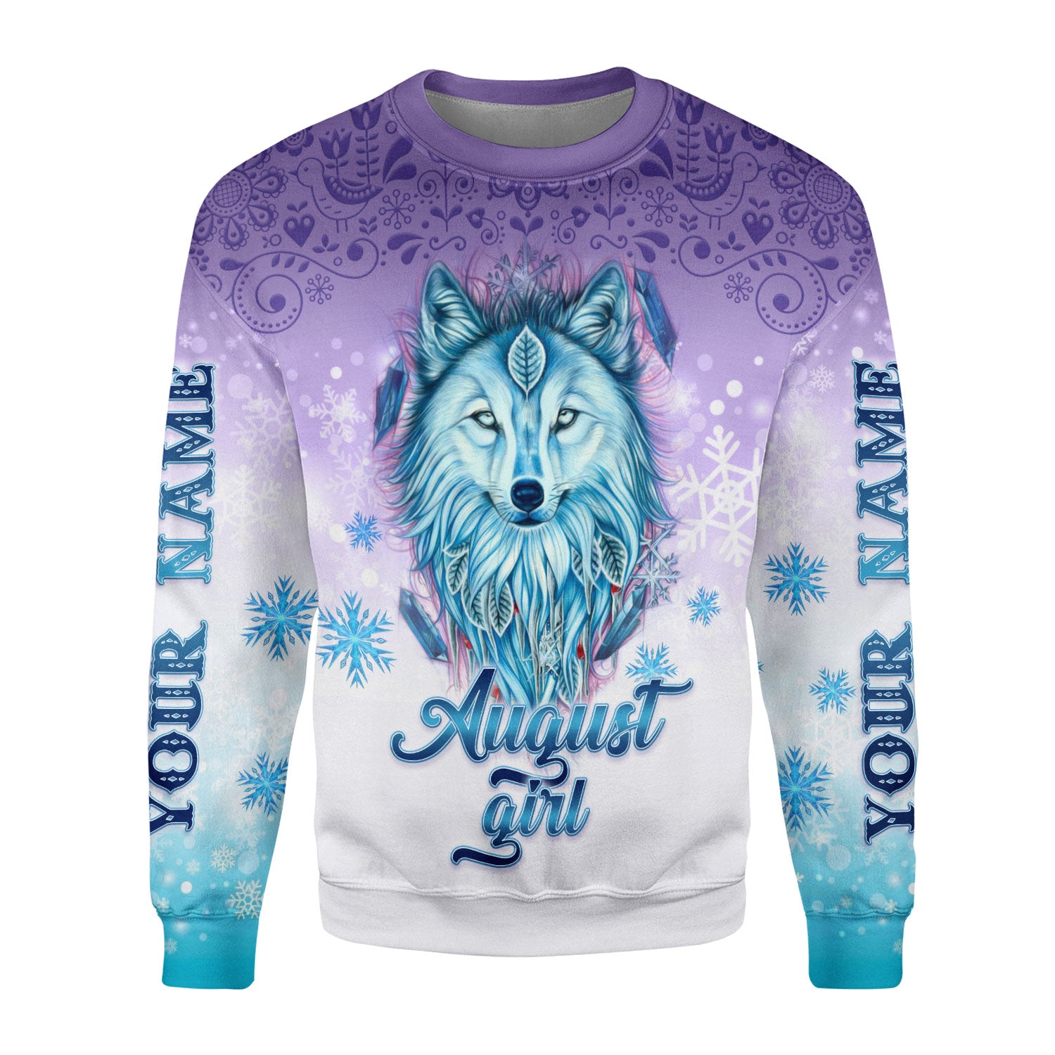 CustomsPig Personalized Tops I'm An August Queen All Over Printed