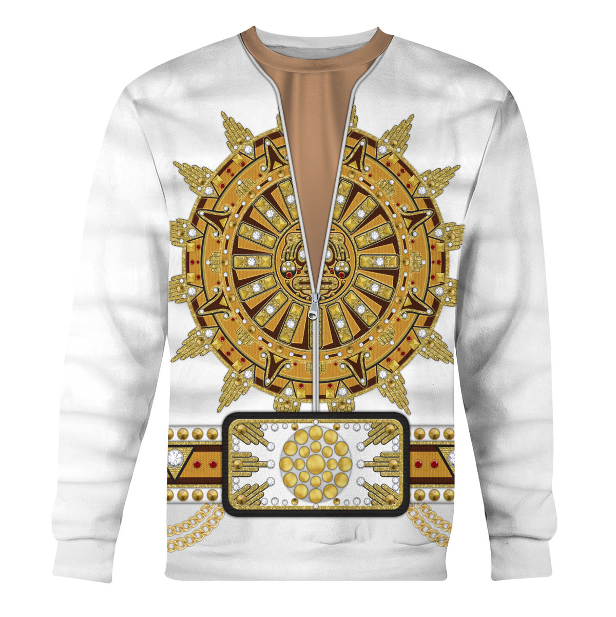 CustomsPig Elvis Presley Sun Dial Elvis Sweat Suit Costume Hoodie Sweatshirt T-Shirt Tracksuit