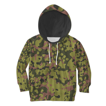 CustomsPig Waffen SS Type II M42 Oakleaf A Dark Variant Kid Hoodie