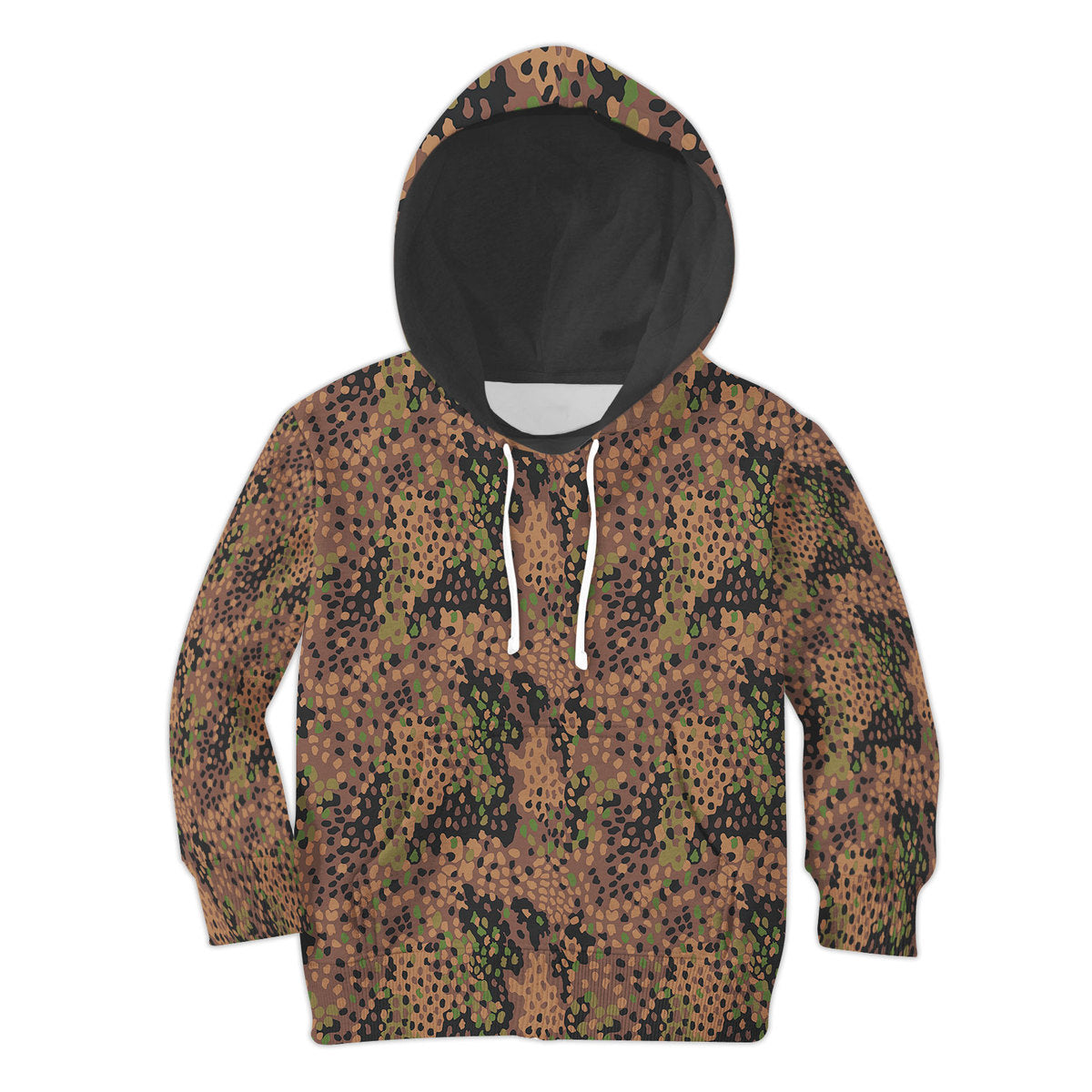 CustomsPig German World War 2 (WWII) Erbsenmuster pattern Pea Dot CAMO Kid Hoodie
