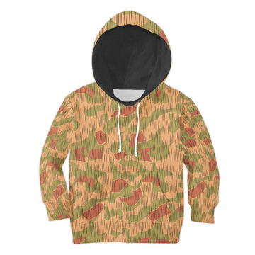 CustomsPig Sumpftarnmuster 1943 German World War 2 (WWII) Kid Hoodie