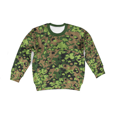 CustomsPig Rauchtarnmuster Blurred Edge Pattern 1939 1944 Kid Sweatshirt