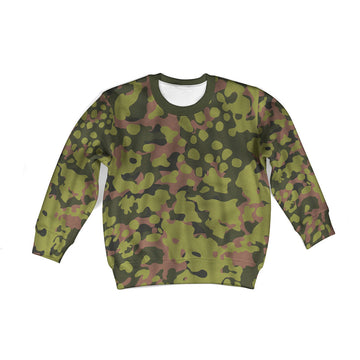 CustomsPig Waffen SS Type II M42 Oakleaf A Dark Variant Kid Sweatshirt