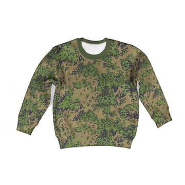 CustomsPig Waffen SS Type II M42 Oakleaf B Smock World War II Kid Sweatshirt