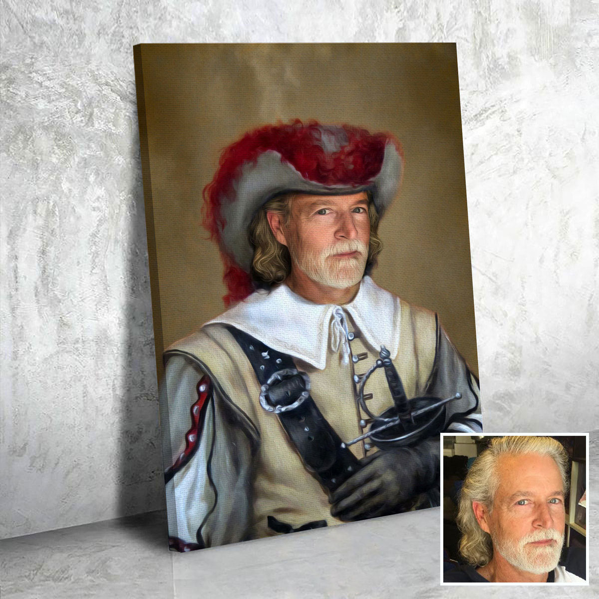 Personalized Canvas Muskerteer