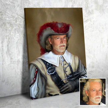 Personalized Canvas Muskerteer