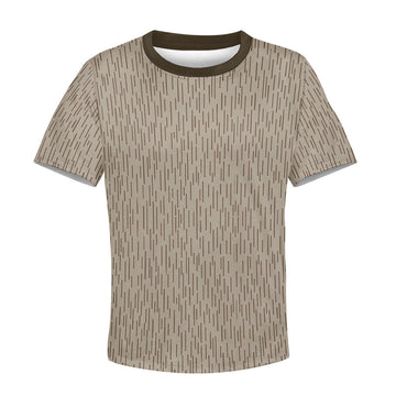 CustomsPig East German Strichtarn Rain CAMO Kid T-Shirt