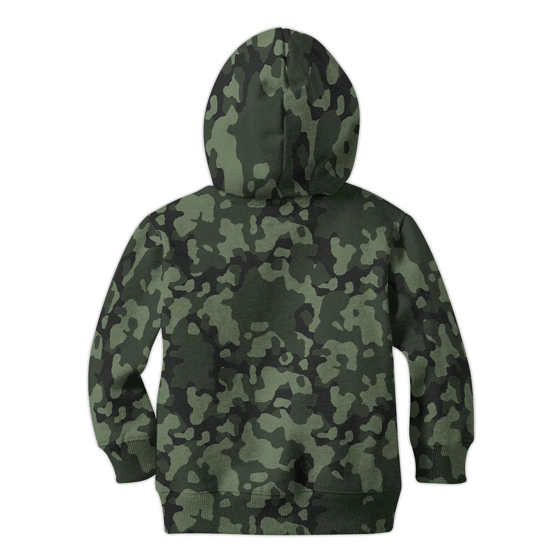 CustomsPig Flecktarn Darkgreen Kid Zip Hoodie