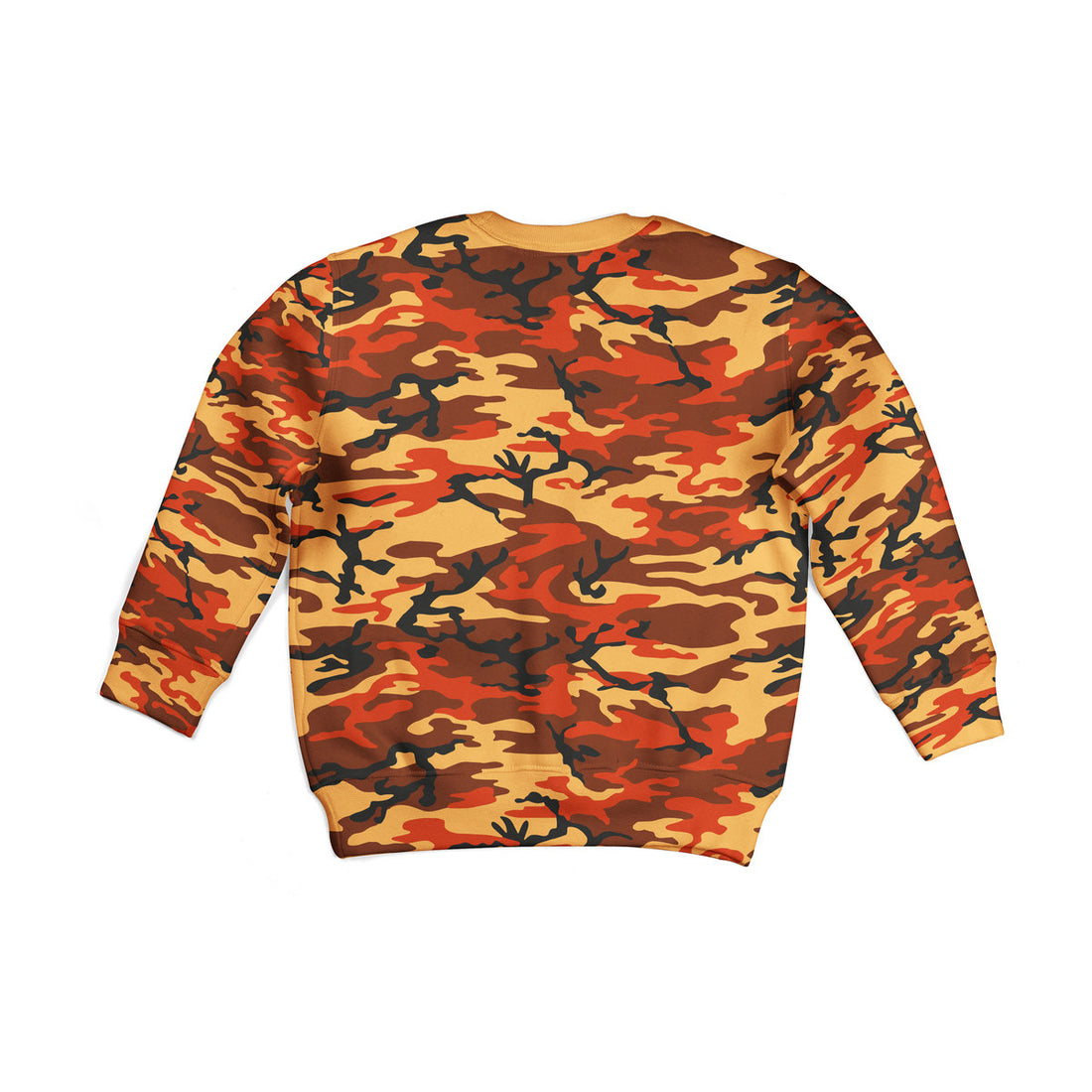 CustomsPig Flecktarn Red Brown German World War II Camouflage Patterns Kid Sweatshirt